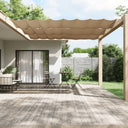 vidaXL Luifel vertical 140x270 cm tissu oxford blanc