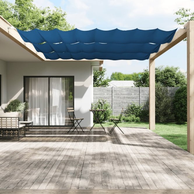 vidaXL Vertical Awning 140x270 cm Oxford fabric white