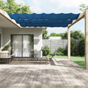 vidaXL Luifel vertical 140x270 cm tissu oxford blanc