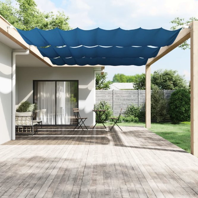 vidaXL Vertical Awning 140x270 cm Oxford fabric white