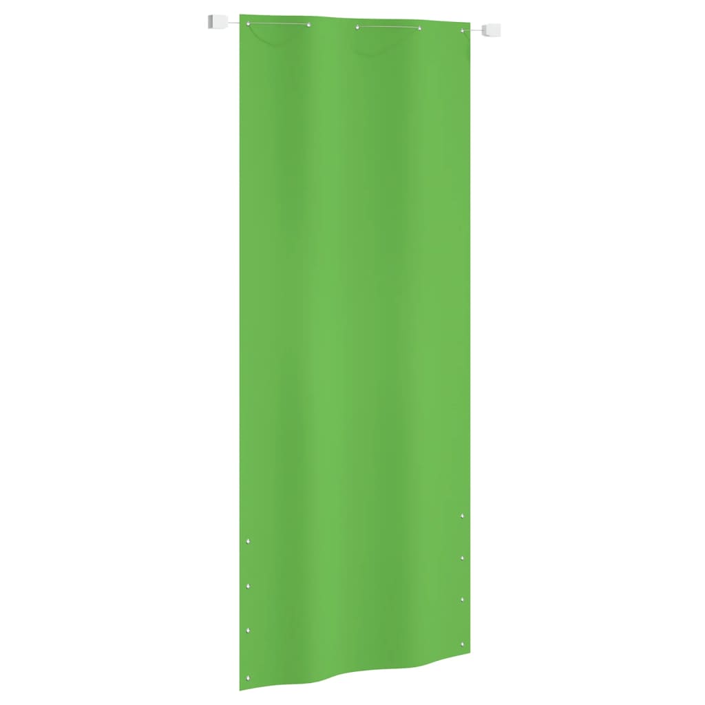 vidaXL Balcony Screen 80x240 cm oxford fabric light green