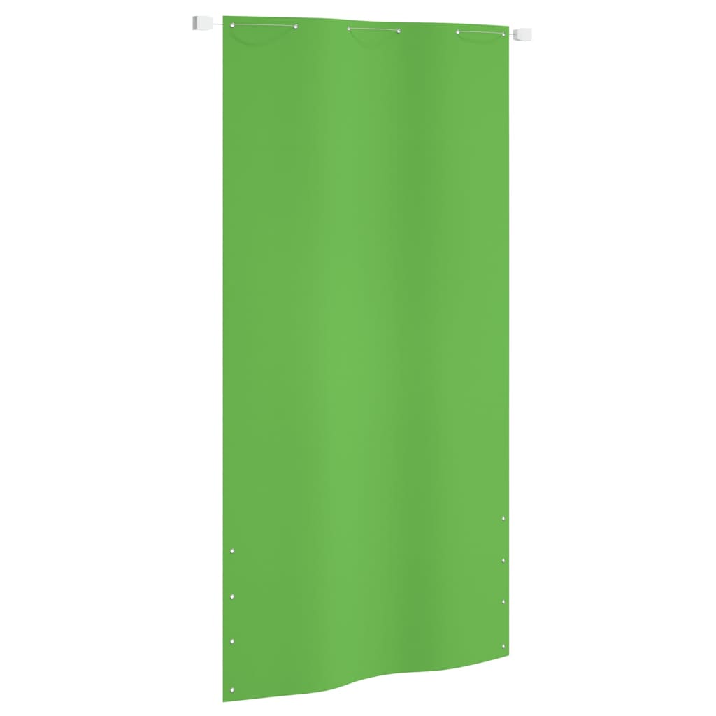 vidaXL Balcony Screen 80x240 cm oxford fabric light green