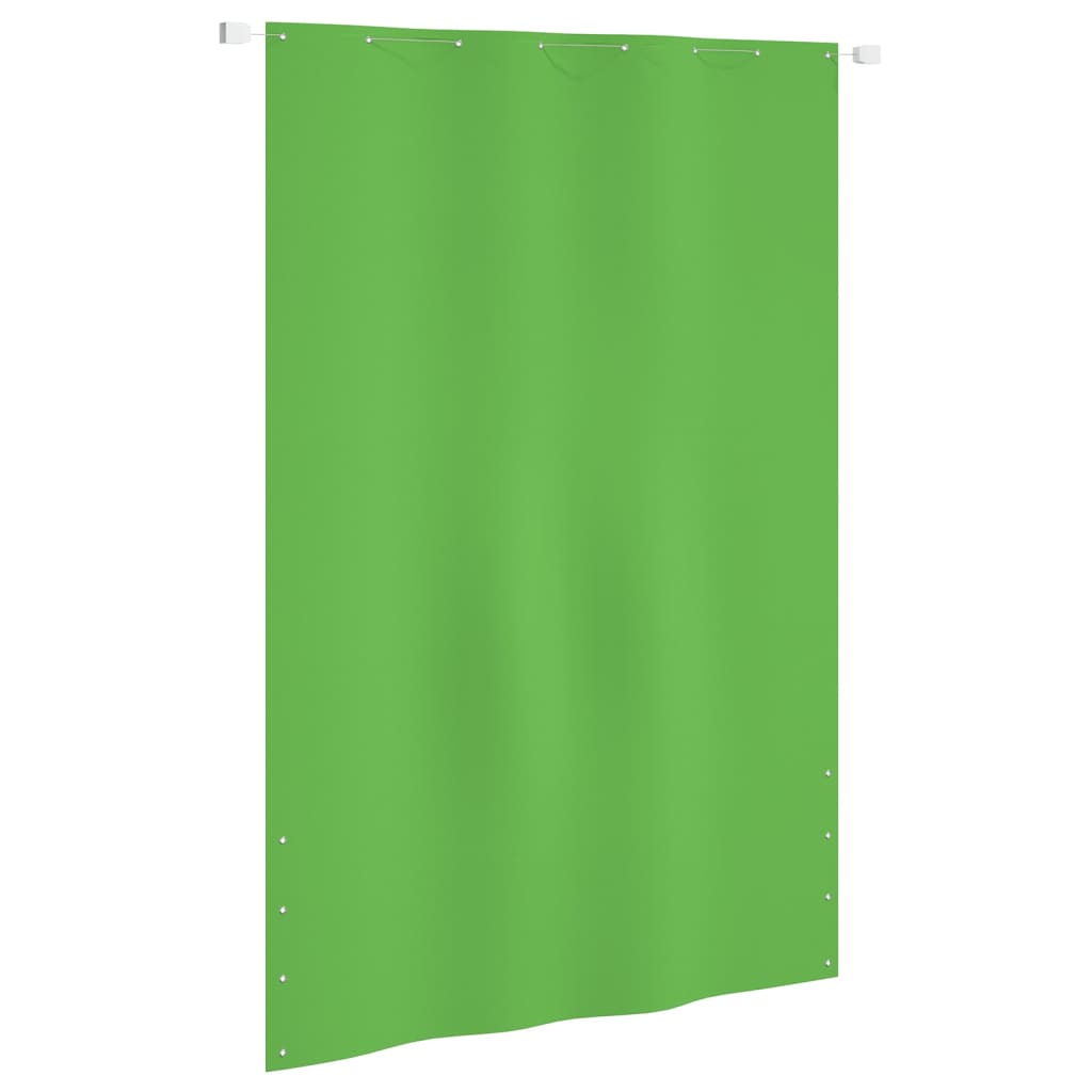 vidaXL Balcony Screen 80x240 cm oxford fabric light green
