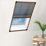 vidaXL Pleated fly screen 60x80 cm aluminium