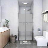 vidaXL Shower Door 71x190 cm ESG Transparent