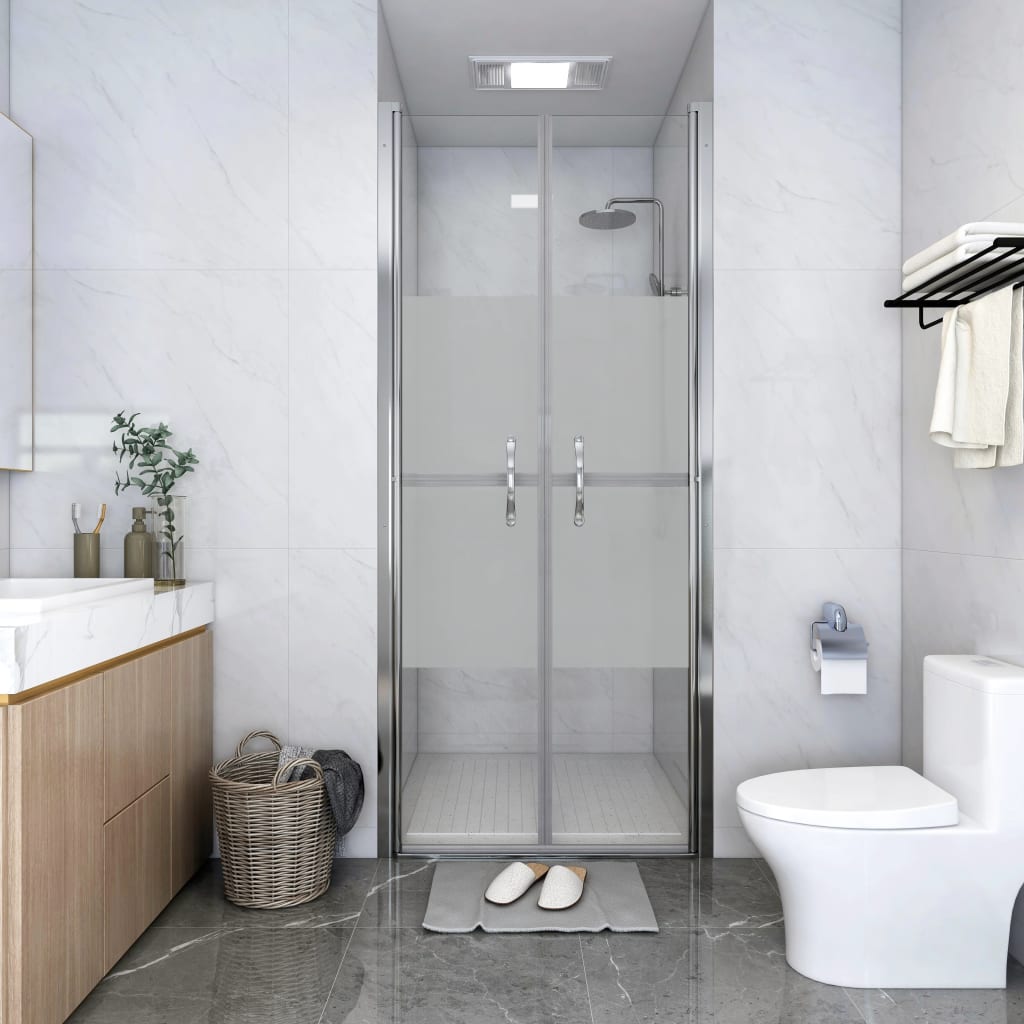 vidaXL Shower Door 71x190 cm ESG Transparent