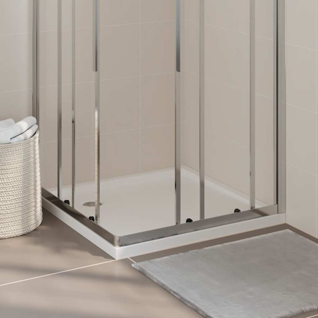 vidaXL Douchebak rechthoekig 70x90 cm ABS