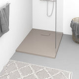 vidaXL Shower Tray 80x80 cm SMC White