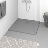 vidaXL Shower Tray 80x80 cm SMC White