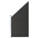 vidaXL Schuttingpaneel 180x186 cm HKC zwart