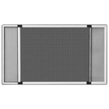 vidaXL Raamhor uitschuifbaar (75-143)x50 cm bruin