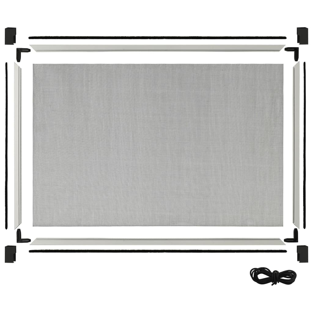 vidaXL Raamhor uitschuifbaar (75-143)x50 cm bruin