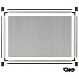 vidaXL Raamhor uitschuifbaar (75-143)x50 cm bruin