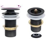 vidaXL Afvoer pop-up met overloop 6,4x6,4x9,1 cm chroomkleurig