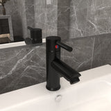 vidaXL Basin Mixer Tap 130x176 mm Chrome