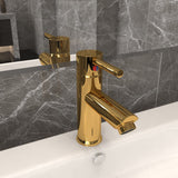 vidaXL Basin Mixer Tap 130x176 mm Chrome