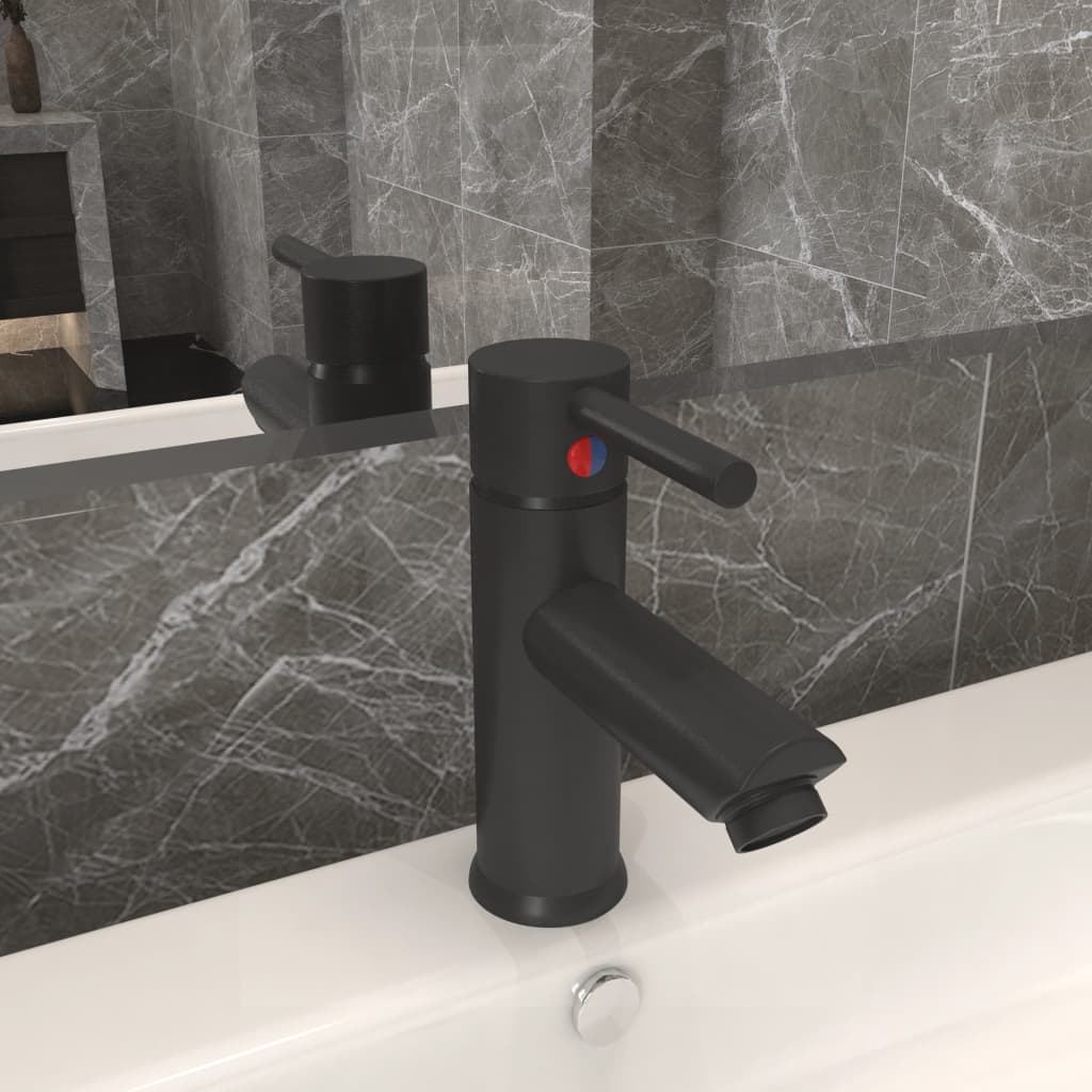 vidaXL Basin Mixer Tap 130x176 mm Chrome