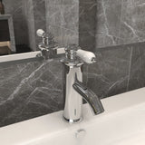 vidaXL Basin mixer 130x180 mm chrome-plated