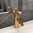 vidaXL Wastafelkraan 130x180 mm verchroomd