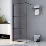 vidaXL Walk-in Shower Screen Transparent 80x195 cm ESG Glass