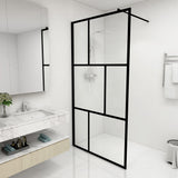 vidaXL Walk-in Shower Screen Transparent 80x195 cm ESG Glass Gold-Colored