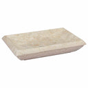 vidaXL Gootsteen 50x35x10 cm marmer crèmekleurig