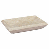 vidaXL Sink 50x35x10 cm marble cream