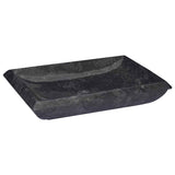 vidaXL Sink 50x35x10 cm marble cream