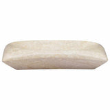 vidaXL Sink 50x35x10 cm marble cream
