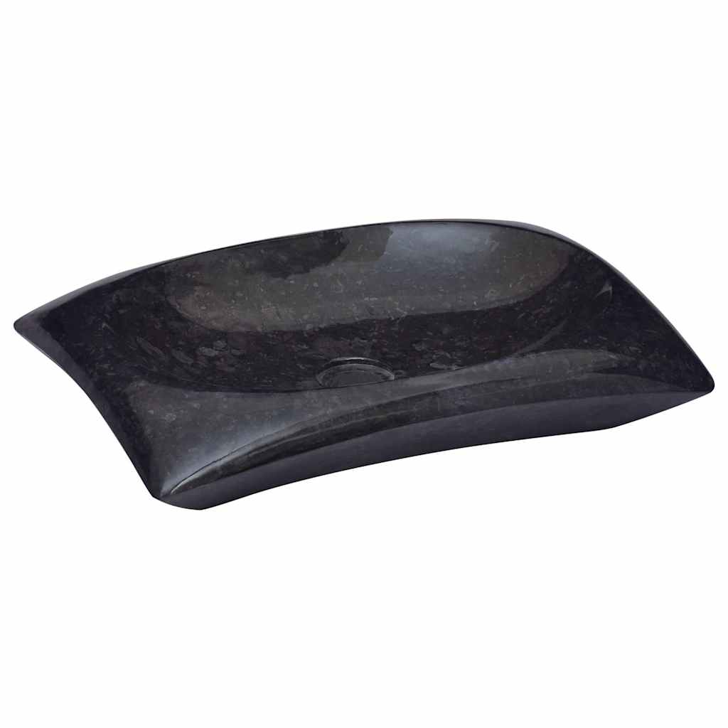 vidaXL Sink 50x35x10 cm marble cream