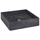 vidaXL Gootsteen 40x40x10 cm marmer crèmekleurig