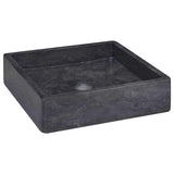 vidaXL Sink 40x40x10 cm marble cream