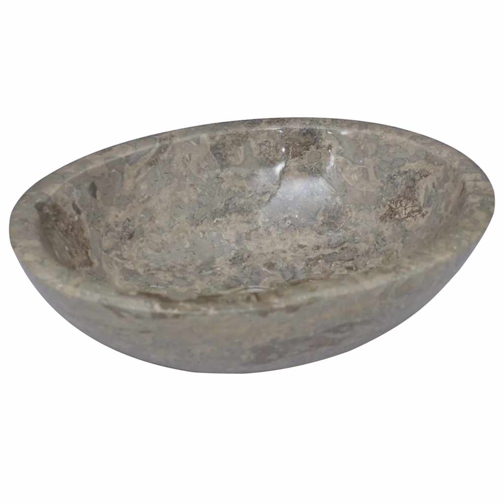 vidaXL Sink 53x40x15 cm marble cream