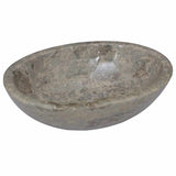 vidaXL Sink 53x40x15 cm marble cream