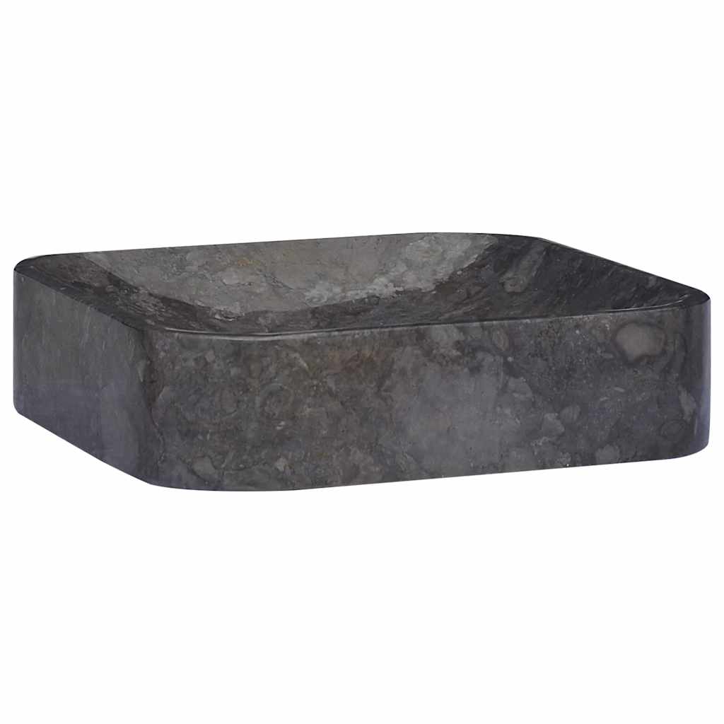 vidaXL Gootsteen 40x40x10 cm marmer crèmekleurig