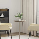 vidaXL Tafelblad Ø40x2,5 cm marmer crèmekleurig