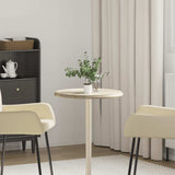 vidaXL Tafelblad Ø40x2,5 cm marmer crèmekleurig