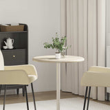 vidaXL Tafelblad Ø40x2,5 cm marmer crèmekleurig