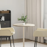vidaXL Tafelblad Ø40x2,5 cm marmer crèmekleurig