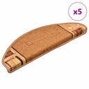 vidaXL Trapmatten zelfklevend 5 st 65x21x4 cm rood
