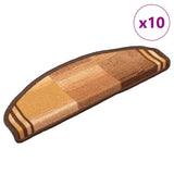 vidaXL Trapmatten zelfklevend 5 st 65x21x4 cm rouge