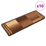 vidaXL Trapmatten zelfklevend 5 st 65x21x4 cm rouge