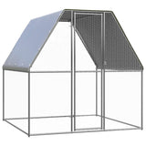 vidaXL Outdoor Chicken Coop 2x2x2 m Galvanized Steel