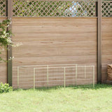 vidaXL Dog Kennel 100x100x70 cm Steel Black