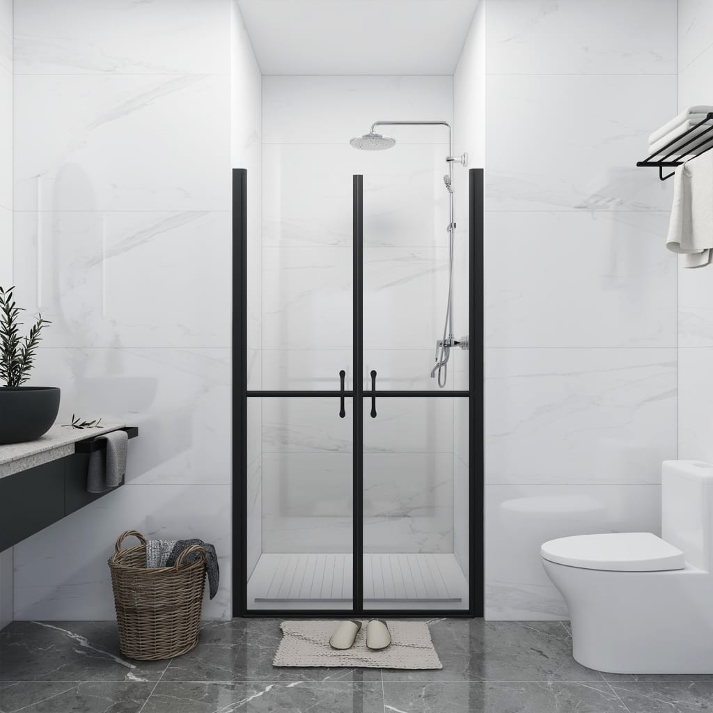 vidaXL Shower Door 71x190 cm ESG Transparent
