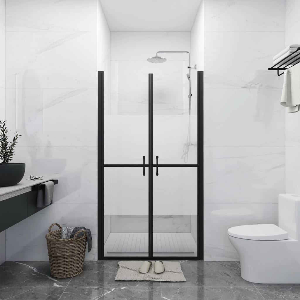 vidaXL Shower Door 71x190 cm ESG Transparent