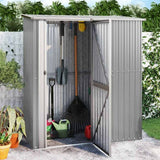 vidaXL Tuinhuis Groen 180,5x97x209,5 cm Gegalvaniseerd Staal