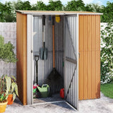 vidaXL Tuinhuis Groen 180,5x97x209,5 cm Gegalvaniseerd Staal