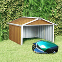 vidaXL Robot Lawn Mower Canopy 92x97x63 cm Steel Green