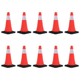 vidaXL Traffic Cones with Heavy Base 4 pcs Reflective 50 cm